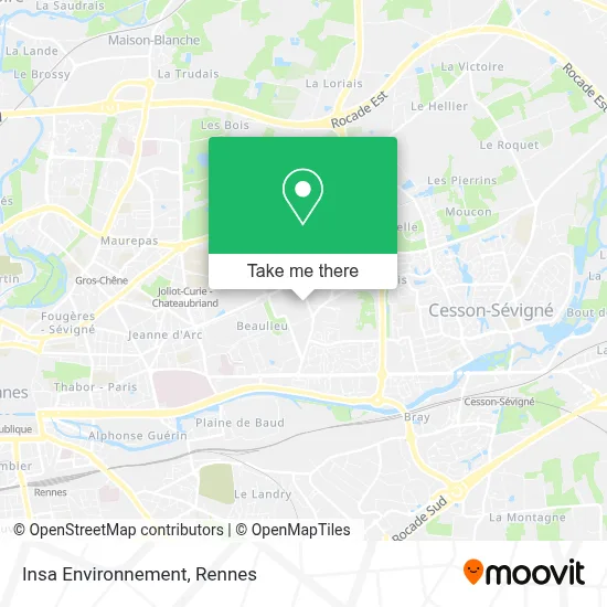 Mapa Insa Environnement