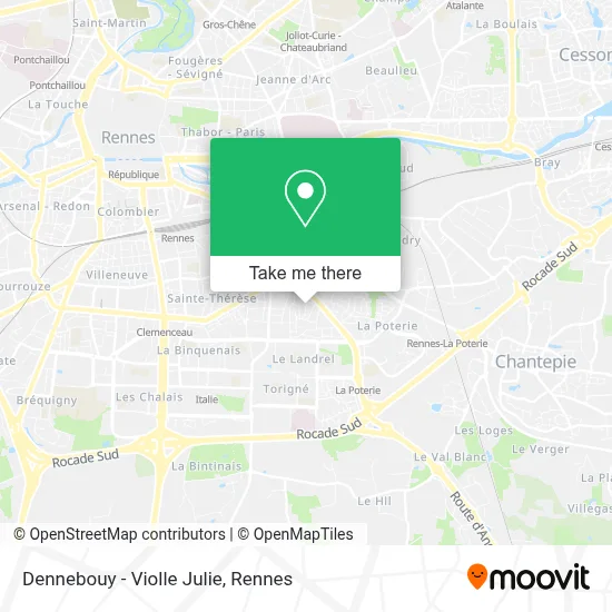 Dennebouy - Violle Julie map