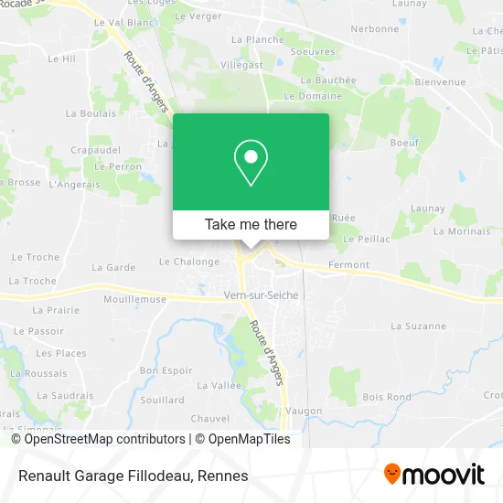 Renault Garage Fillodeau map