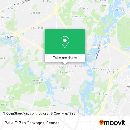 Belle Et Zen Chavagne map