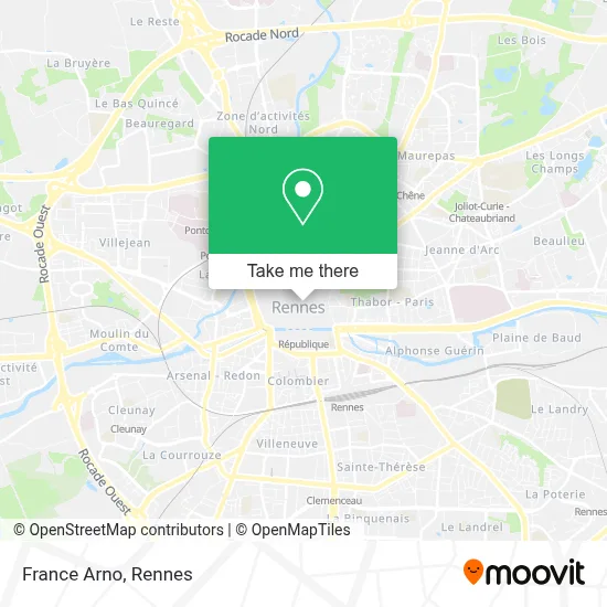 France Arno map