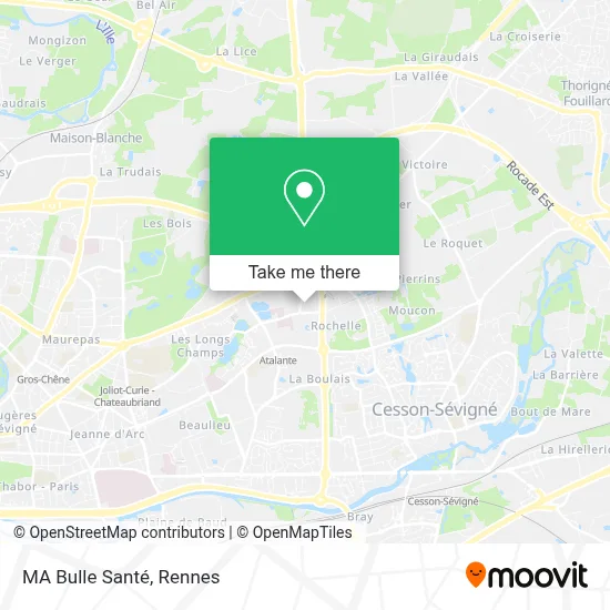 MA Bulle Santé map