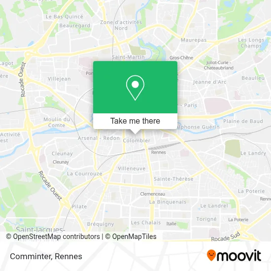 Comminter map