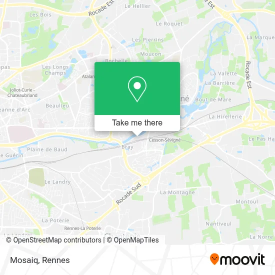 Mosaiq map