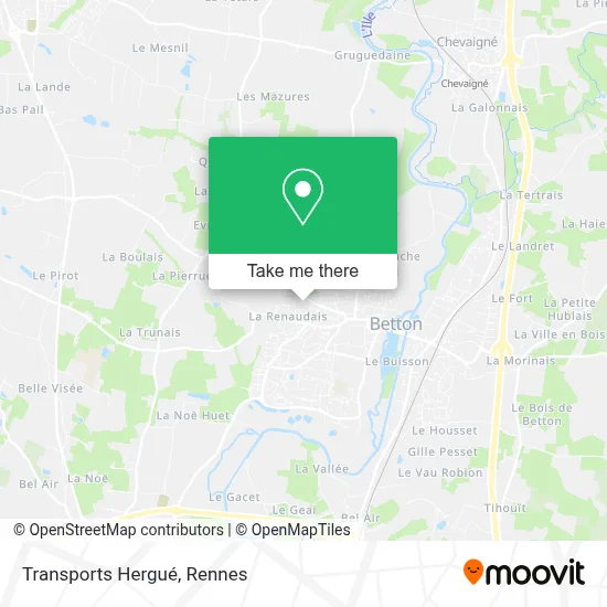 Transports Hergué map
