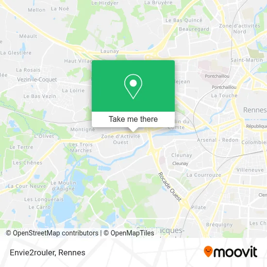 Envie2rouler map