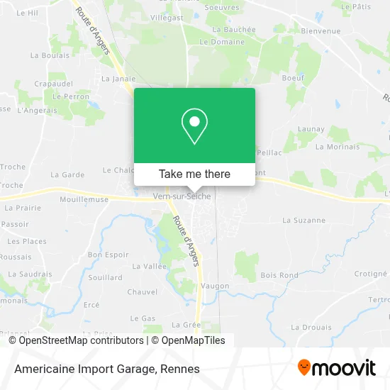 Americaine Import Garage map