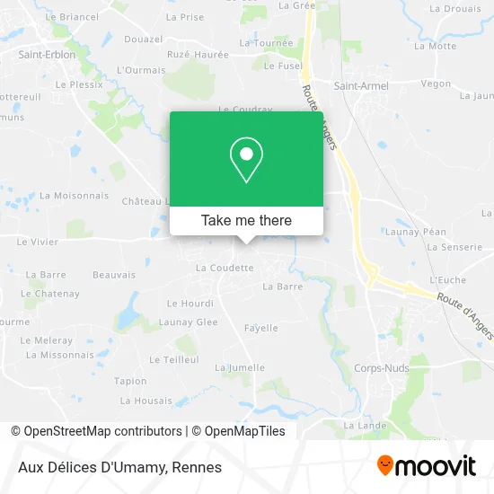 Aux Délices D'Umamy map
