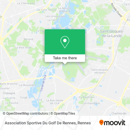 Association Sportive Du Golf De Rennes map