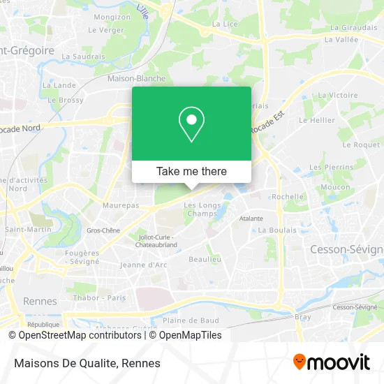 Maisons De Qualite map