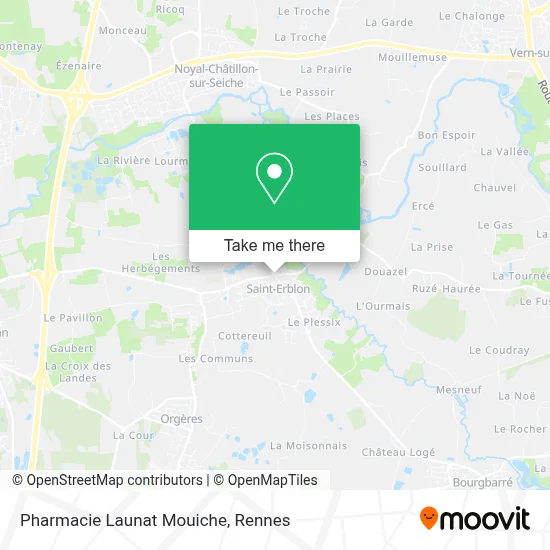 Pharmacie Launat Mouiche map