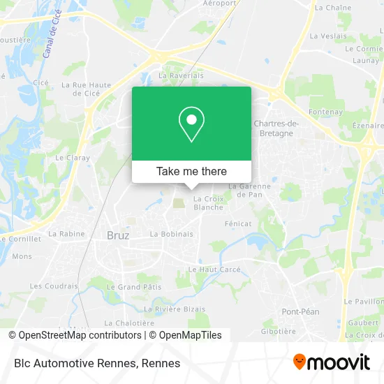 Blc Automotive Rennes map