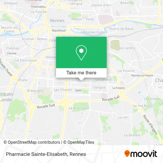 Pharmacie Sainte-Elisabeth map