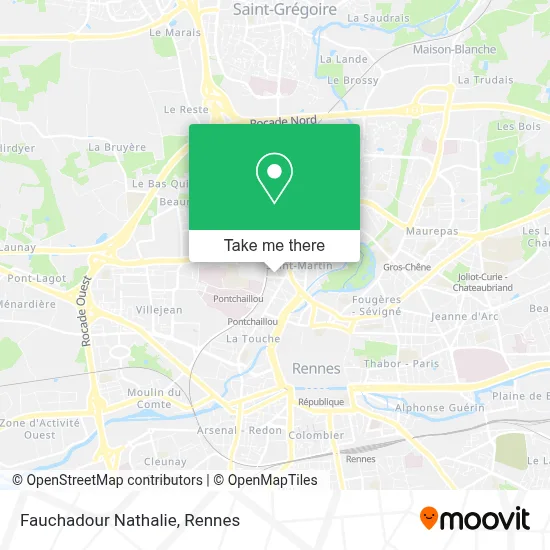 Fauchadour Nathalie map