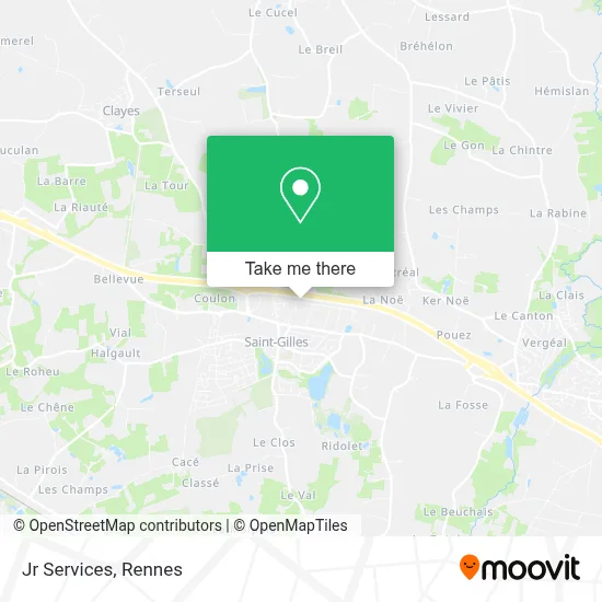 Jr Services map