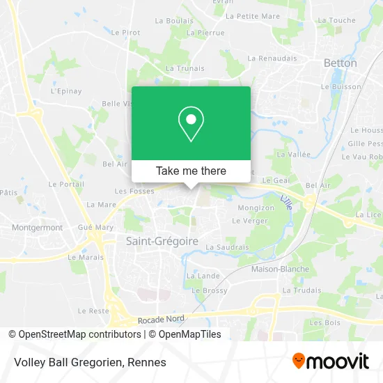 Volley Ball Gregorien map
