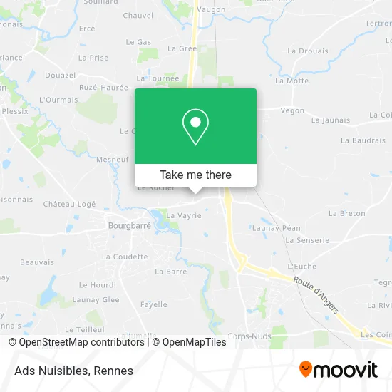 Ads Nuisibles map