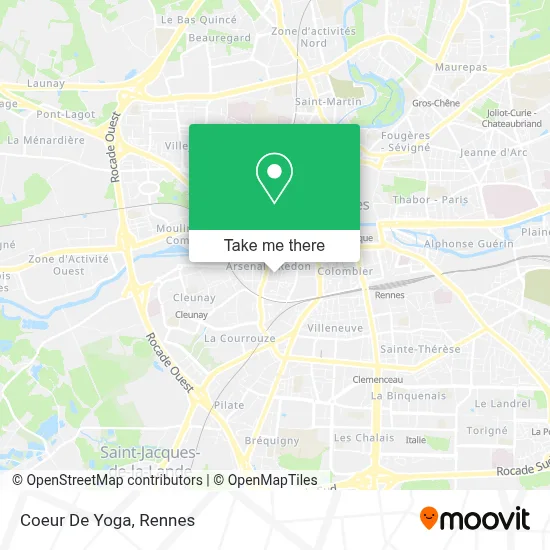 Coeur De Yoga map