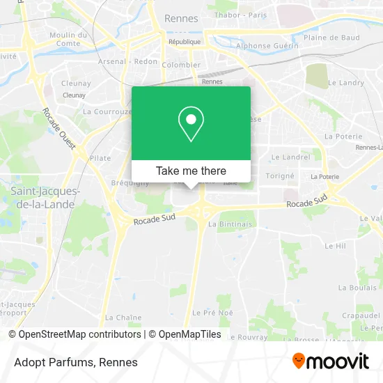 Adopt Parfums map