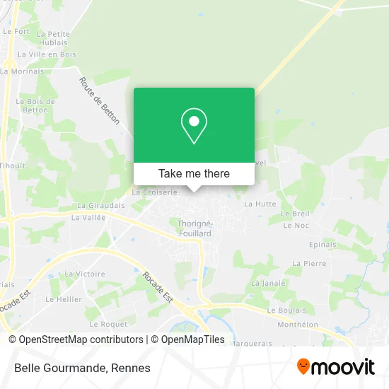 Belle Gourmande map
