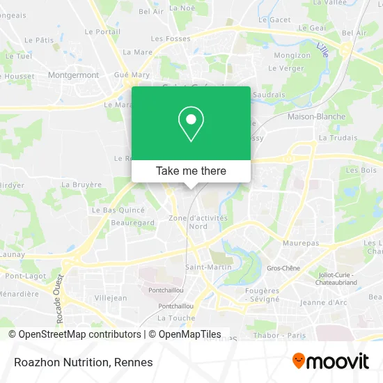 Roazhon Nutrition map