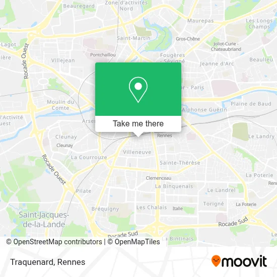 Traquenard map