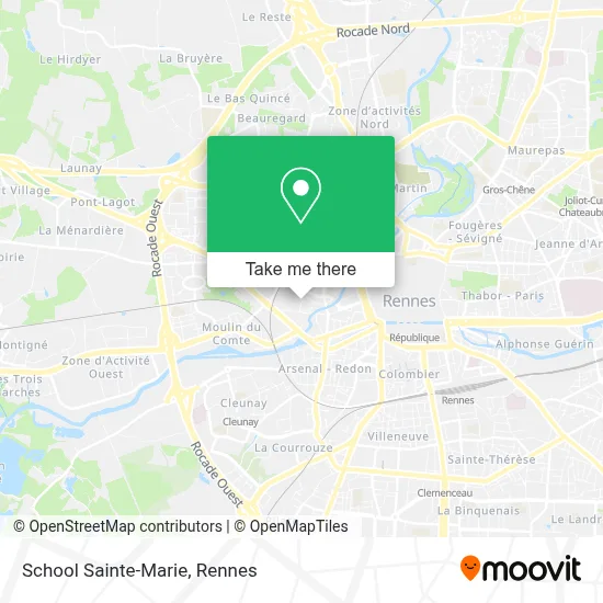 School Sainte-Marie map