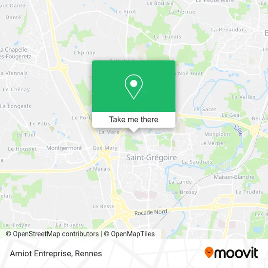 Amiot Entreprise map