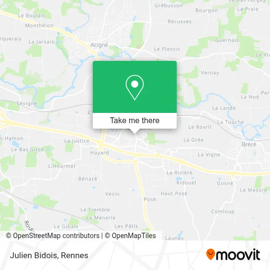 Julien Bidois map