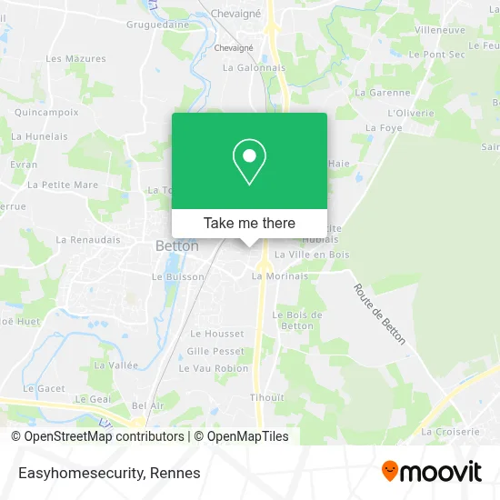 Mapa Easyhomesecurity