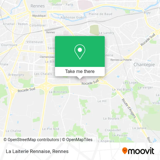 La Laiterie Rennaise map