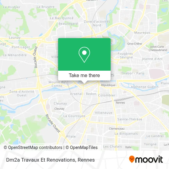 Dm2a Travaux Et Renovations map