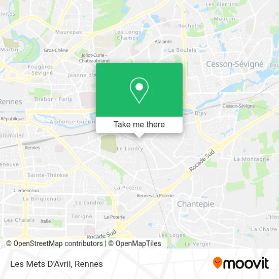 Les Mets D'Avril map