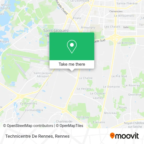 Technicentre De Rennes map