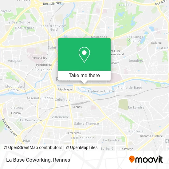 La Base Coworking map