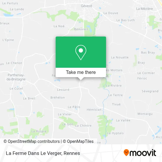 La Ferme Dans Le Verger map