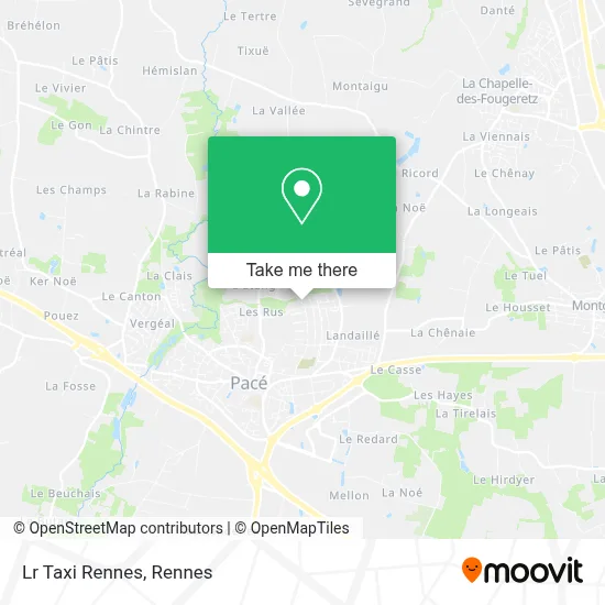 Lr Taxi Rennes map