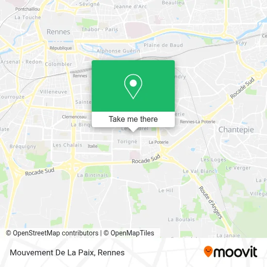 Mouvement De La Paix map