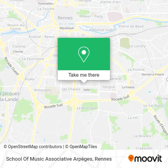 School Of Music Associative Arpèges map