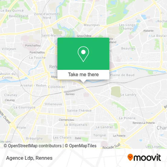 Agence Ldp map