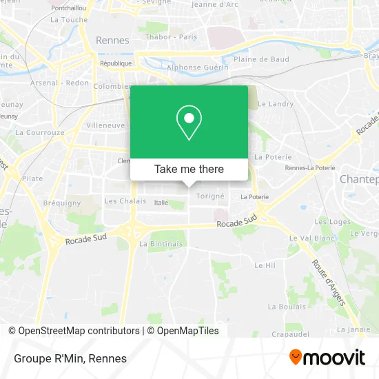 Groupe R'Min map