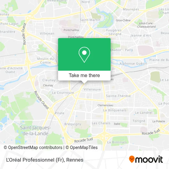 L'Oréal Professionnel (Fr) map