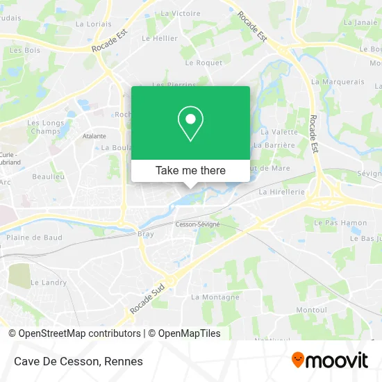Mapa Cave De Cesson