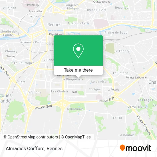 Almadies Coiffure map
