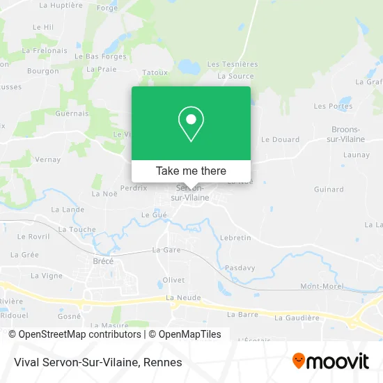 Vival Servon-Sur-Vilaine map