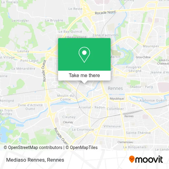 Mediaso Rennes map
