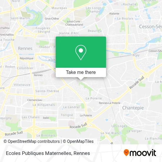 Ecoles Publiques Maternelles map
