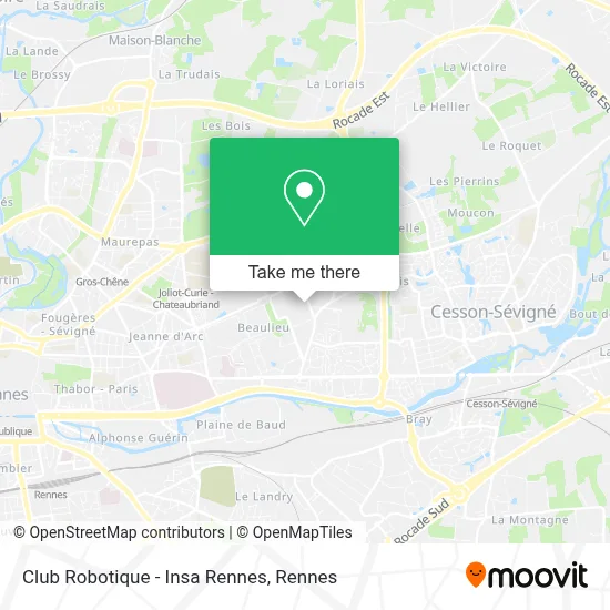 Club Robotique - Insa Rennes map