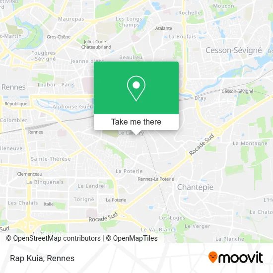 Rap Kuia map