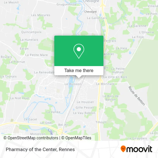 Pharmacie Du Centre map